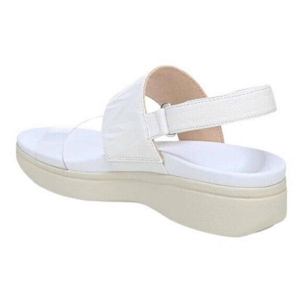 VIONIC Karleen Embossed Leather Sandals White Size 11 NEW - Picture 3 of 8